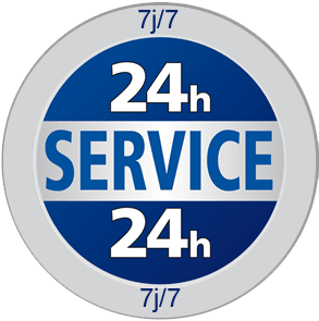 24h service 7days